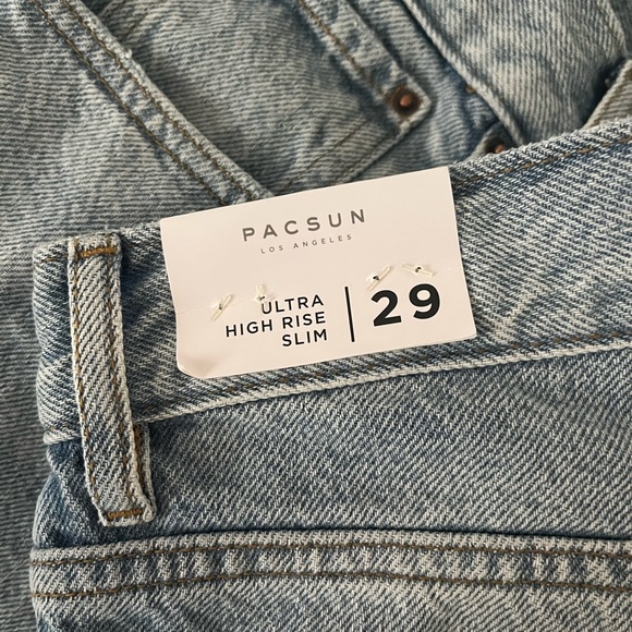 NWT Pacsun ultra high rise slim jeans - Picture 3 of 3